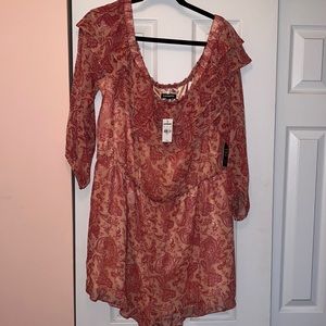 Express Romper Paisley Pattern size XL NWT